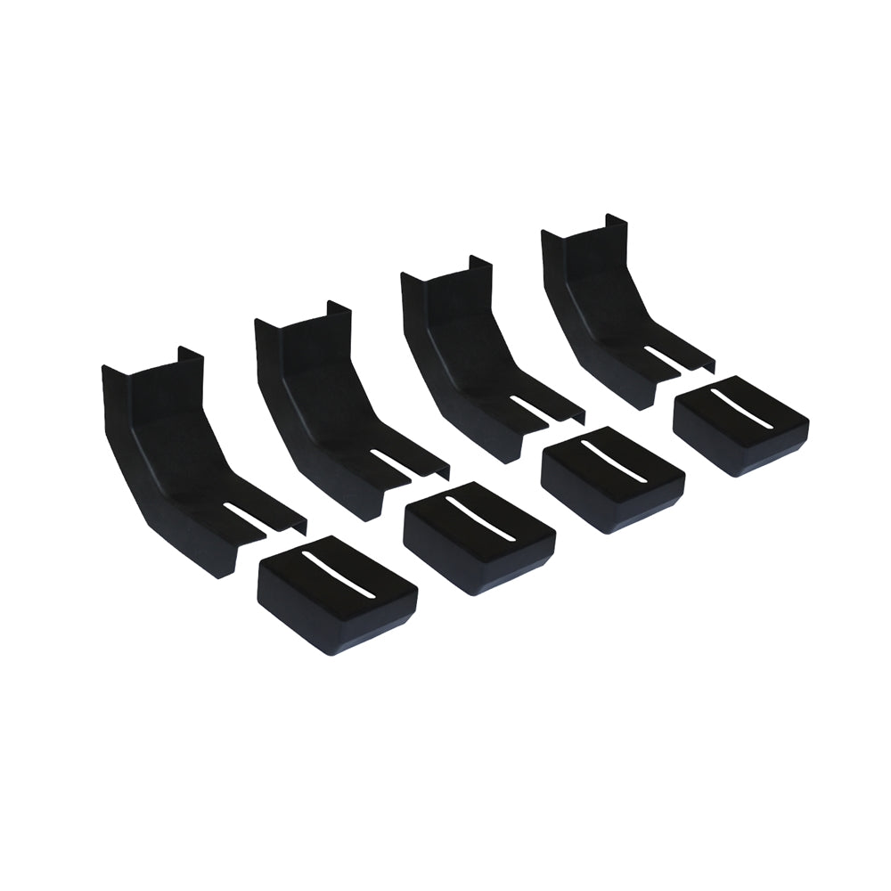 Raptor Series Rb-Bkc4: Bracket Covers Black Thermoplastic Rubber