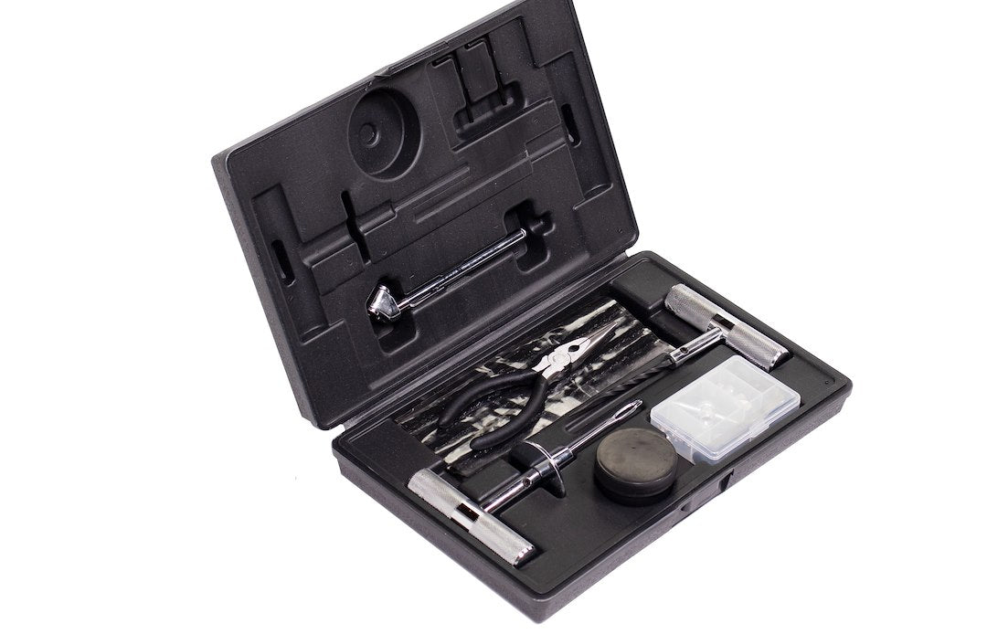 Overland Vehicle Systems Ovs 12030001 Tire Repair Kit - 53 Piece Kit With Black Storage Box