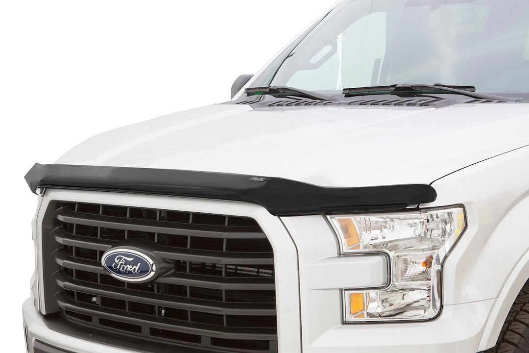Auto Ventshade [Avs] Bugflector / Hood Shield | Fits 1968 - 1980 Dodge D100 - D300, 1972 - 1993 Dodge D150 - D350, 1976 - 1993 Ramcharger, 1975 - 1993 D250, 1 Pc. | Dark Smoke - 23061