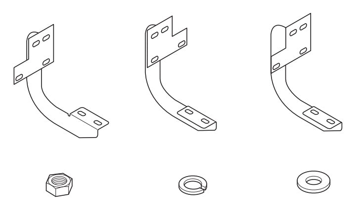 Raptor Series Rb-0201-Bk: Slide Track Bracket Kits, Black - New Body Style 19-23 Dodge Ram 1500 Quad Cab/Crew Cab