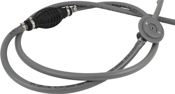 Attwood Universal Fuel Line Assembly Kit Without Tank Fitting, 6-Feet X 3/8-Inch