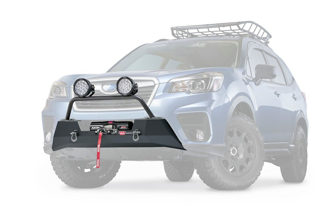 WARN Bolt-On Grille Guard Tube Kit for Subaru Crosstrek (2018-Current) - Black, ABS Material, Model 106236