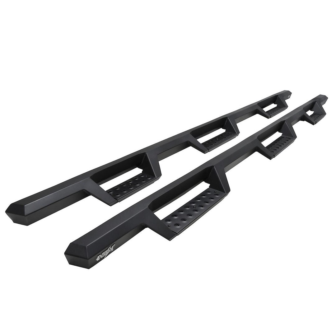 Westin 56-534775 Hdx Drop Wheel To Wheel Nerf Bars Fits 2020-2024 Silverado Sierra 2500 3500 Crew Cab 8' Bed Textured Black Pair