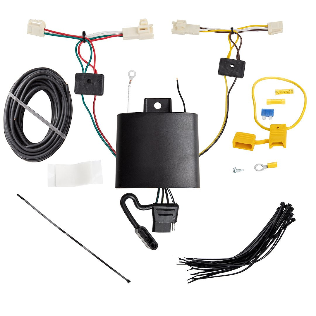 Tekonsha T-One® T-Connector Harness, 4-Way Flat, Compatible With Select Mazda 3