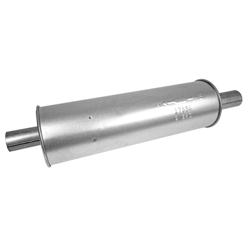 Walker SoundFX Universal Exhaust Muffler 2" Inlet/Outlet, Alloy Steel, Model 17854, Regular Color