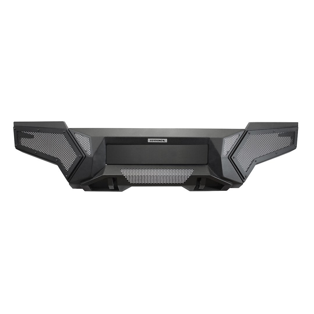 Go Rhino Element Front Bumper W/ Power Bar | Mild Steel, Textured Black | 343891T | Fits 2016 - 2023 Toyota Tacoma