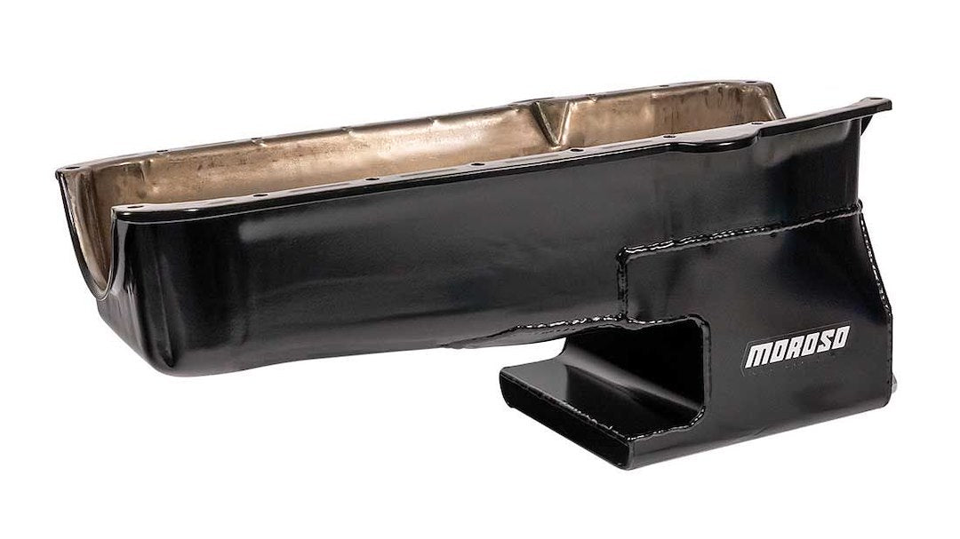 Moroso 20213 Steel Wet Sump Oil Pan, Fits Small Block Chevy 80-85 Block Including Dart Shp, 62-67 Chevy Ii Nova