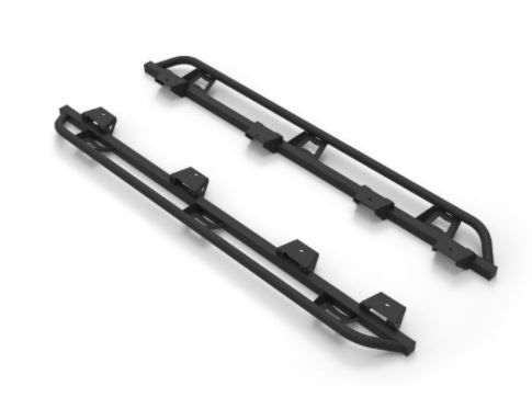 N-Fab Trail Sliders For Jeep Gladiator Jt | Cab Length, Heavy Duty 2' Tubing, Textured Black | Tsj194-Tx | Fits 2020-2024 Jeep Gladiator (Jt) 4 Door All Beds, Srw Gas