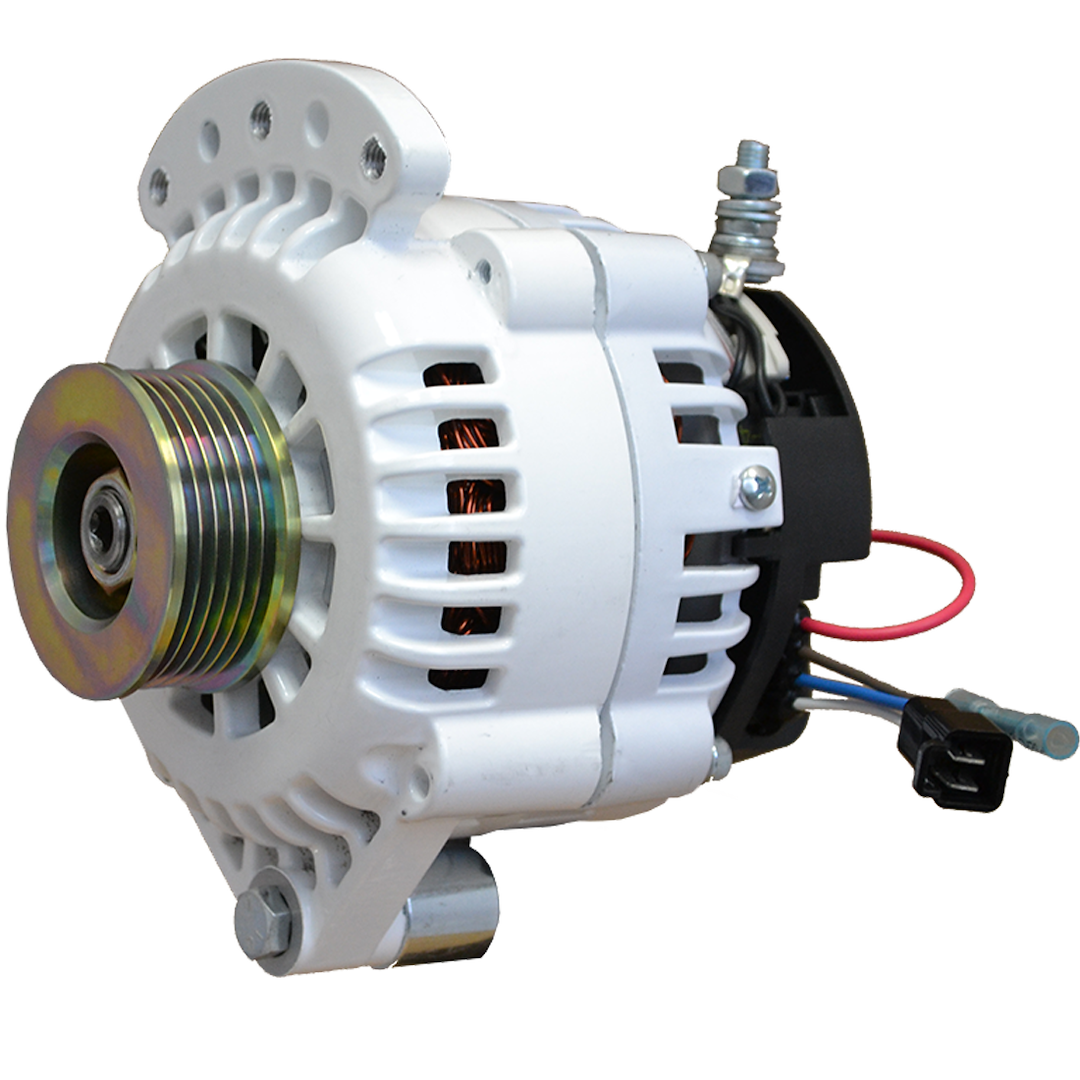 Balmar Alternator 120 Amp 12V 1-2' Single Foot Single K6 Pulley W/Isolated Grounding