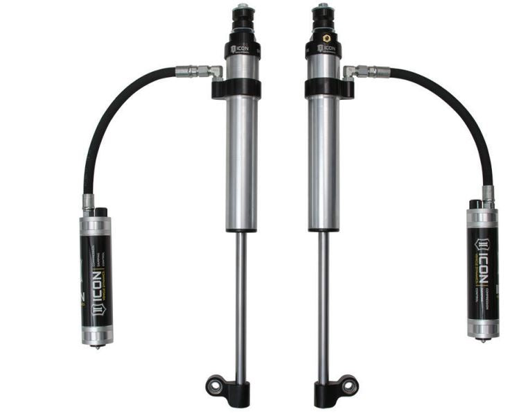 Icon Rear Rxt 2.5 Vs Remote Reservoir/Cdcv Shocks, Pair, Compatible With 2007-21 Tundra, 57823Cp