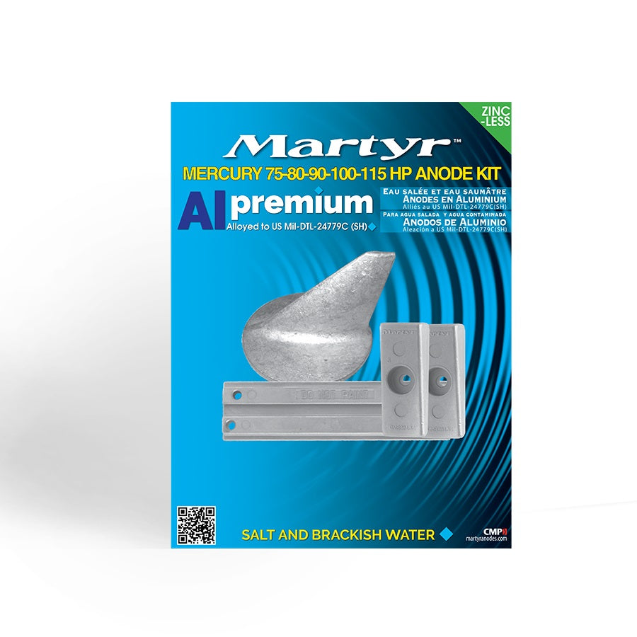 Cmp Group M75115Kita Mercury 75-80-90-100-115 Anodes Kit
