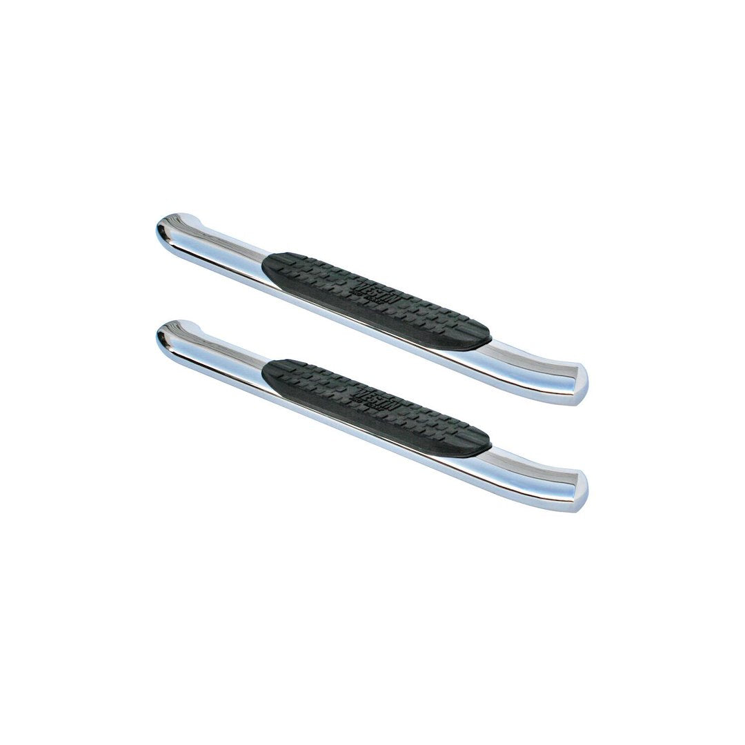 Westin 21-23700 Pro Traxx 4 Oval Nerf Bars Fits 2014-2018 Silverado Sierra 1500 2015-2019 Silverado Sierra 2500 3500 Standard Cab (Incl. Diesel) Polished Pair