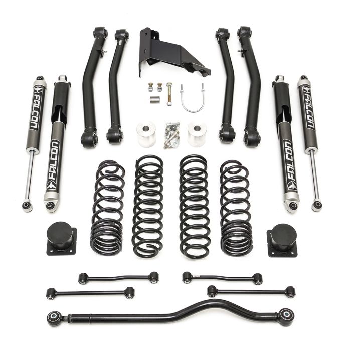 ReadyLIFT 69-6042 Jeep Gladiator 4" Terrain Flex Max Lift Kit with Falcon 2.1 Shocks for Jeep JT 4WD - Alloy Steel Construction