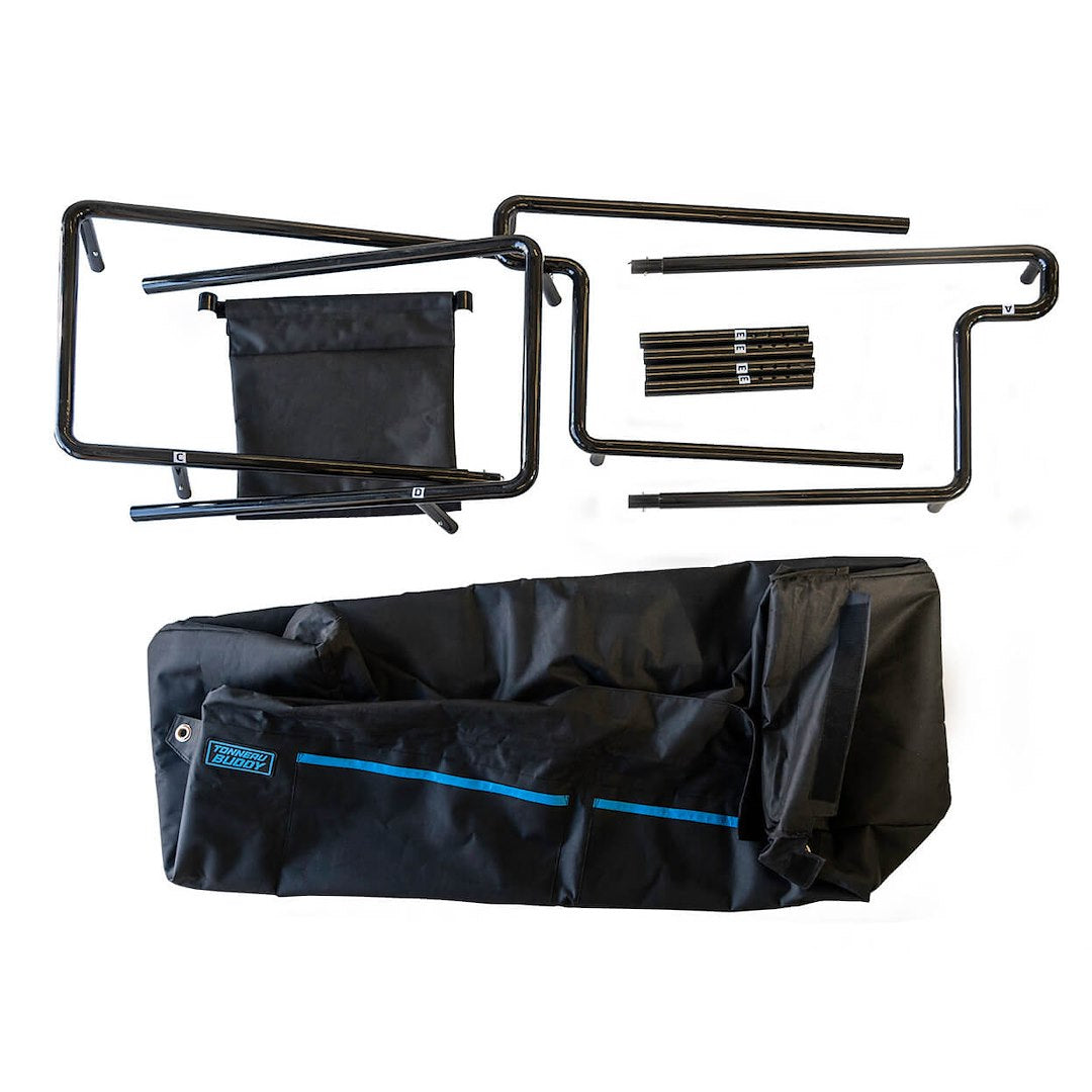 Tonneau Buddy - Full Size Truck Bed Storage And Organizer - Water Resistant, 18 Organizing Pockets, Steel Frame, For Full-Size Trucks (Heavy Duty)