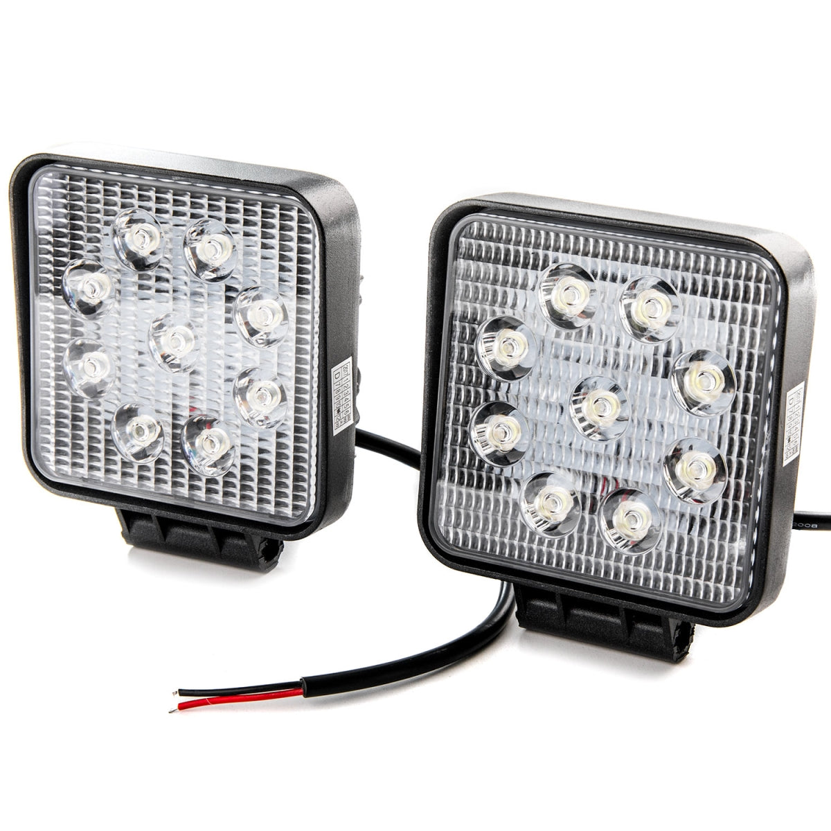 Kapsco Moto DDL2034 18 watt Flood LED Light Square Bar Offroad Lights 4WD LED Driving Lamp Work Light Bulb Fog Lights for Truc
