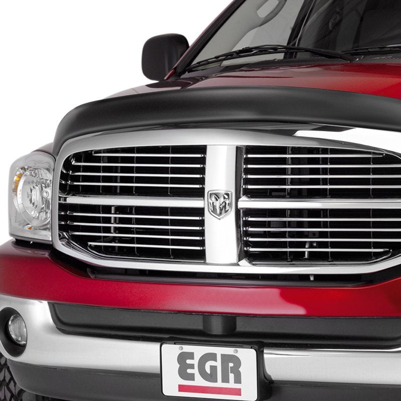 EGR 305085 SuperGuard Hood Guard Bug Deflector Protector, Matte Black Finish, Compatible with Select 2016 to 2023 Toyota Tacoma 