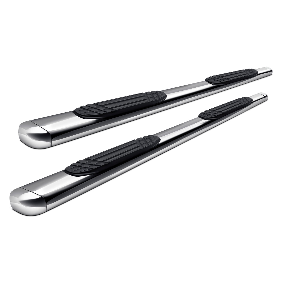 Go Rhino 104415580P 4 x 80 in. OE Xtreme Oval Side Steps for Ford Super Duty Cabs for 20172020 Ford F250 & F350, Polished