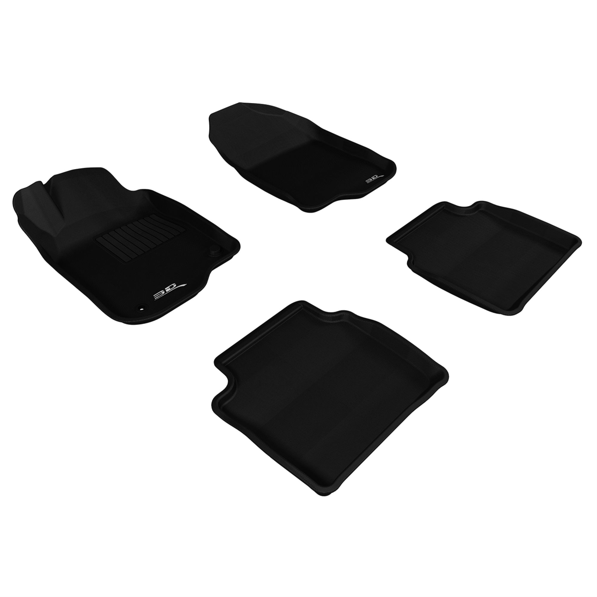 3D MAXpider CHEVROLET MALIBU 20082012 KAGU BLACK R1 R2 (2 EYELETS)