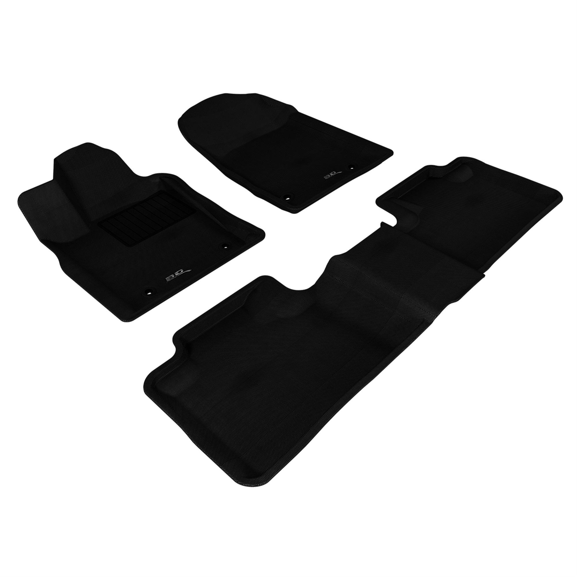 3D MAXpider DODGE DURANGO 5SEAT 20122021 KAGU BLACK R1 R2 (2 POSTS ON FRONT PASSENGERS FLOOR)