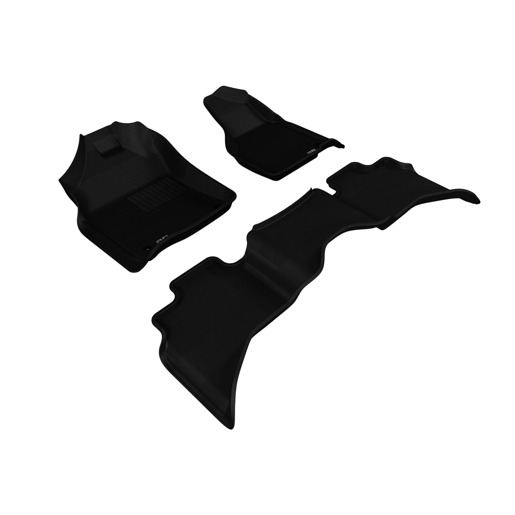 3D MAXpider DODGE RAM 1500 QUAD CAB 20122018 / RAM CLASSIC QUAD CAB 20192021 KAGU BLACK R1 R2 (2 EYELETS)
