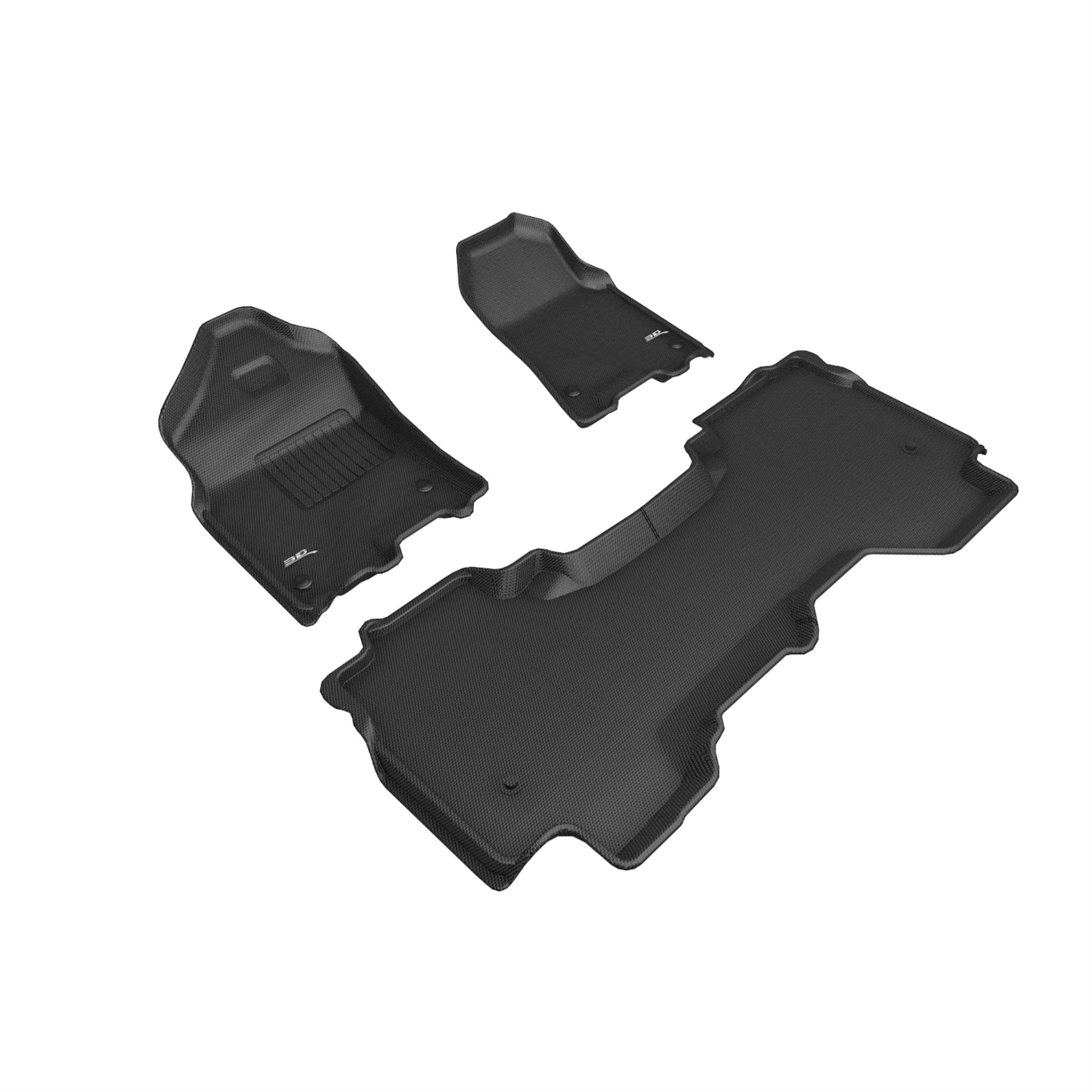 3D MAXpider DODGE RAM 1500 QUAD CAB WITH BUCKET FRONT ROW 20192022 KAGU BLACK R1 R2