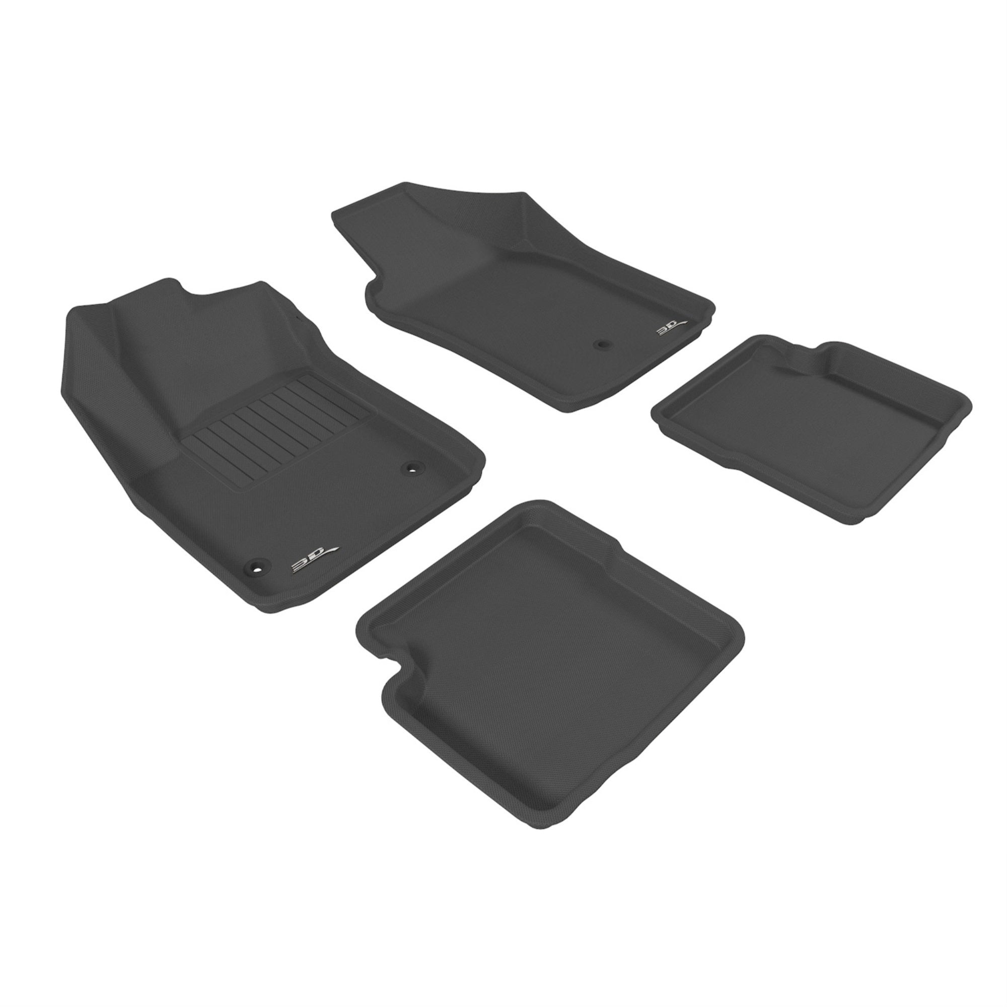 3D MAXpider FIAT 500 20122019 KAGU BLACK R1 R2