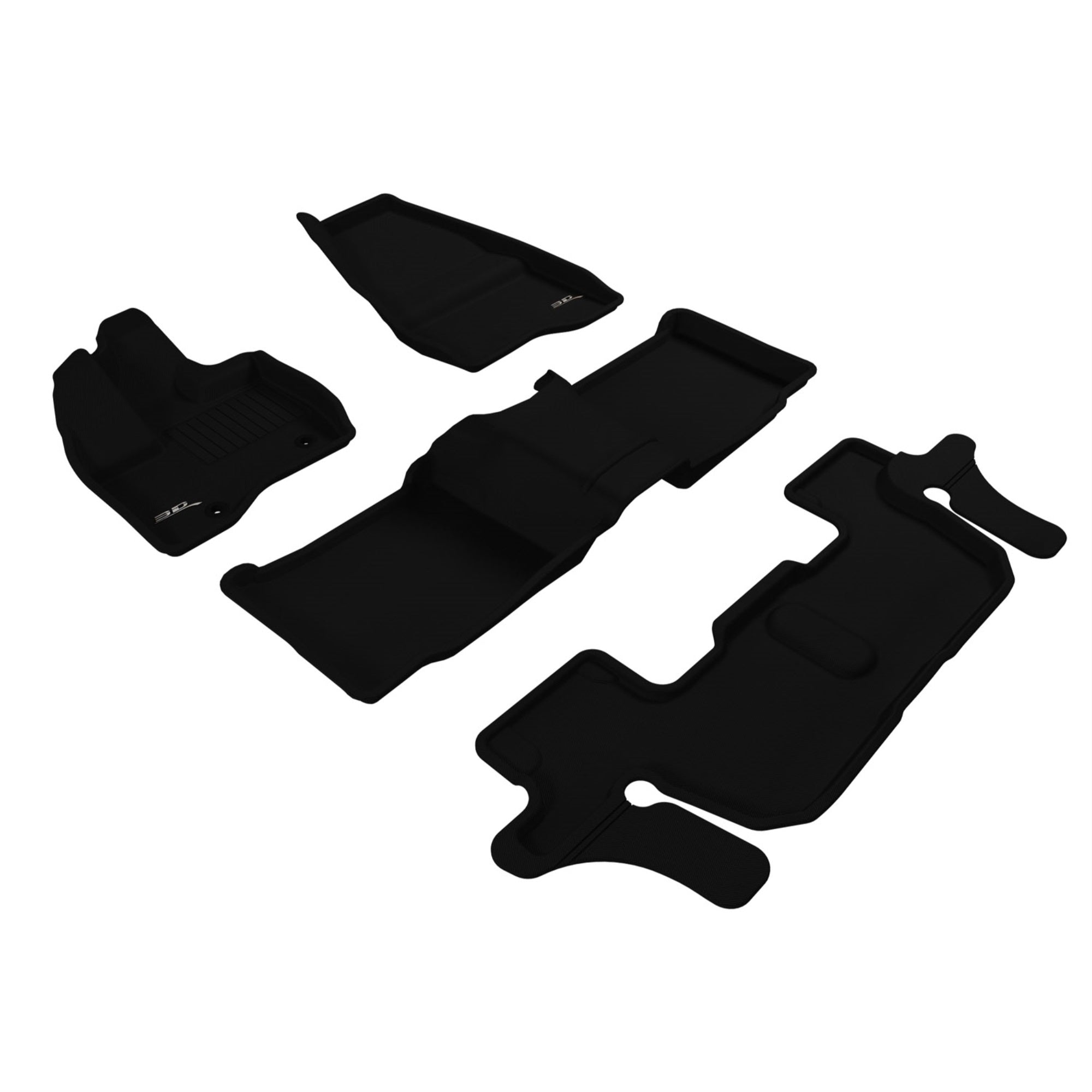 3D MAXpider FORD EXPLORER WITH BENCH 2ND ROW 20112014 KAGU BLACK R1 R2 R3
