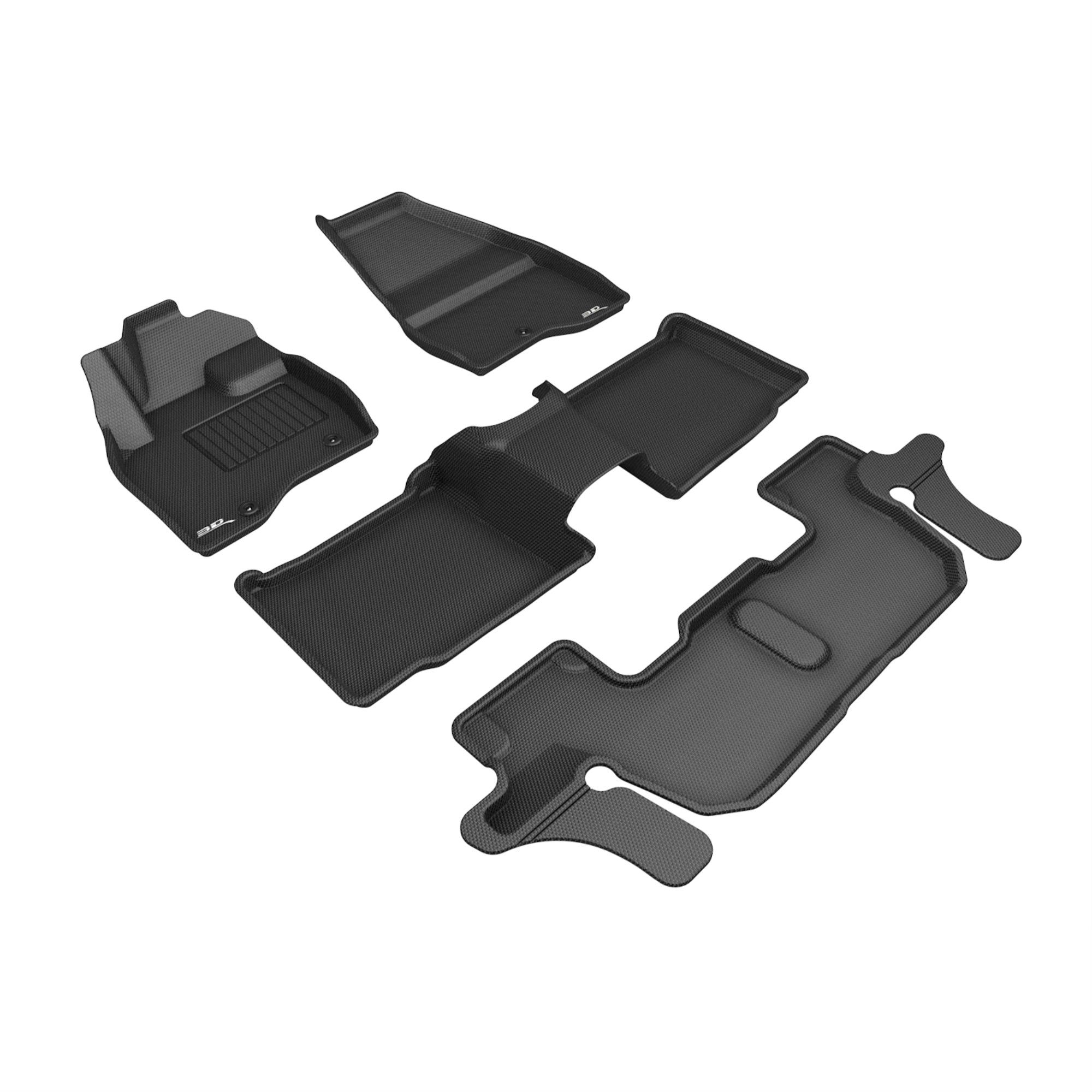 3D MAXpider FORD EXPLORER WITH 2ND ROW CENTER CONSOLE 20172019 KAGU BLACK R1 R2 R3 (SINGLE POST ON FRONT PASSENGERS FLOOR)