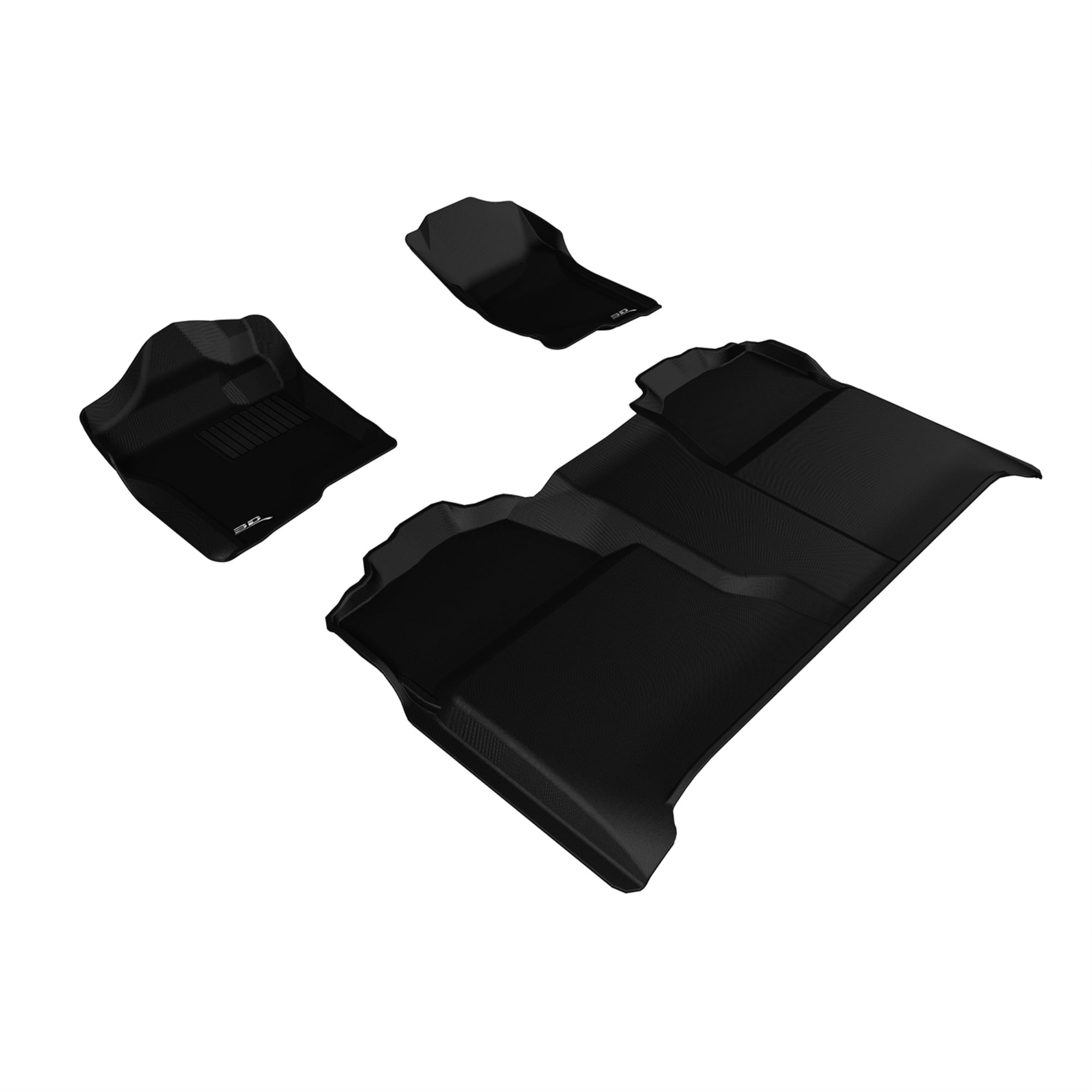 3D MAXpider GMC SIERRA 1500 / 2500 / 3500 CREW CAB 20072013 KAGU BLACK R1 R2