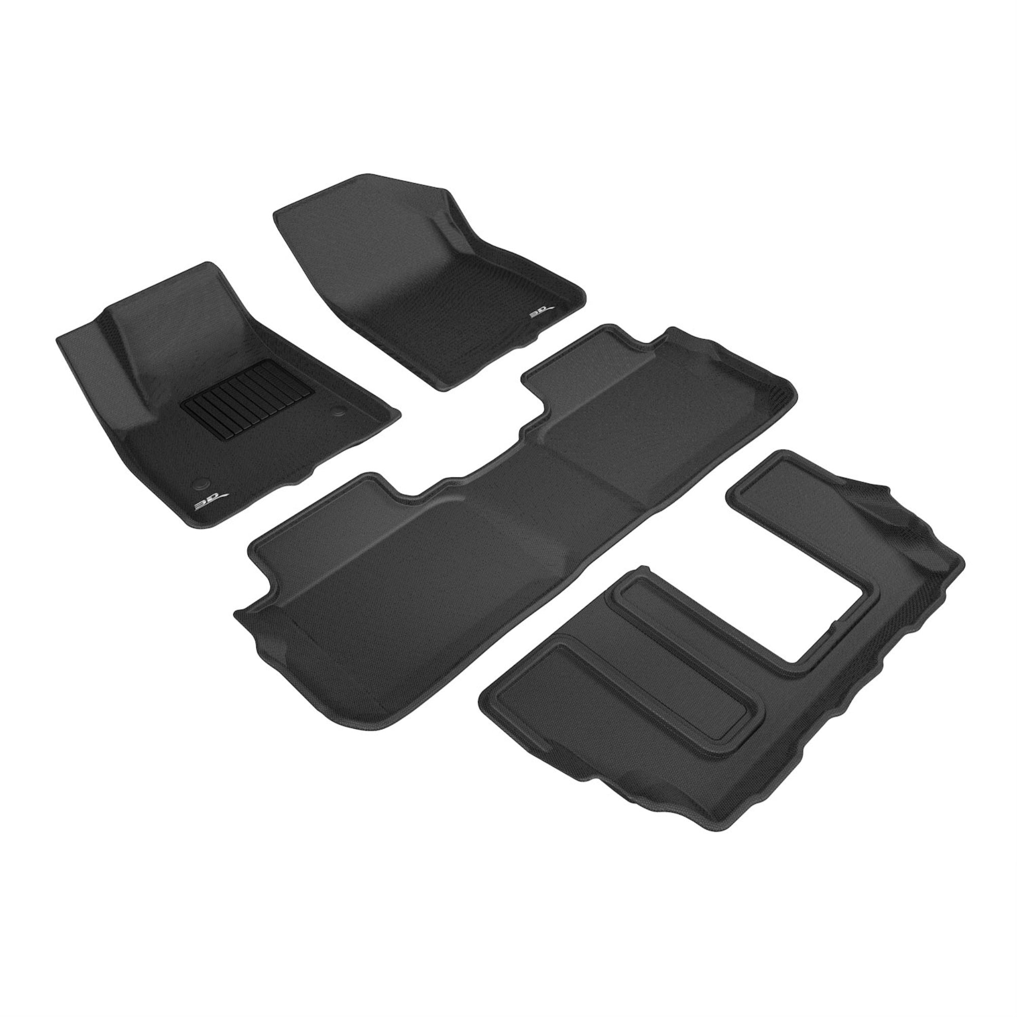 3D MAXpider GMC ACADIA WITH BENCH 2ND ROW 20172022 KAGU BLACK R1 R2 R3
