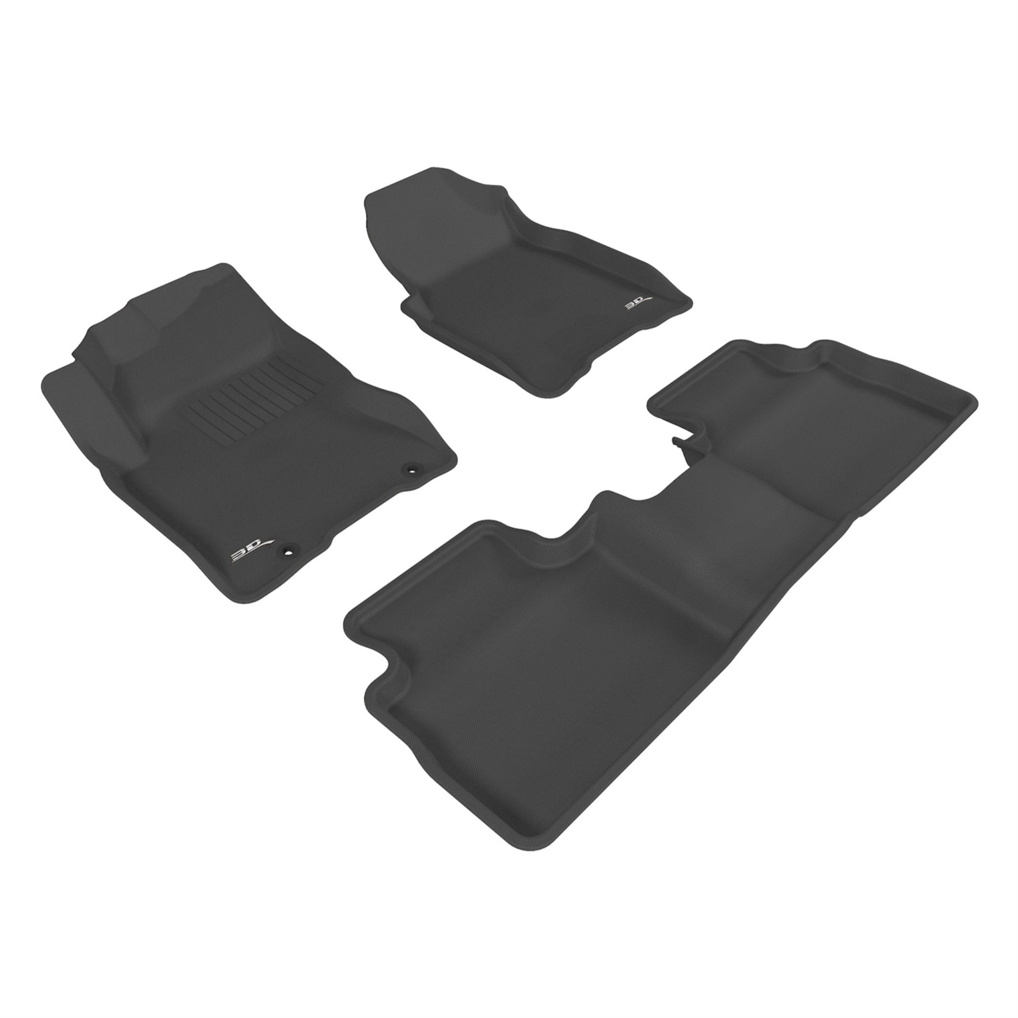 3D MAXpider NISSAN ROGUE 2008-2013 KAGU BLACK R1 R2