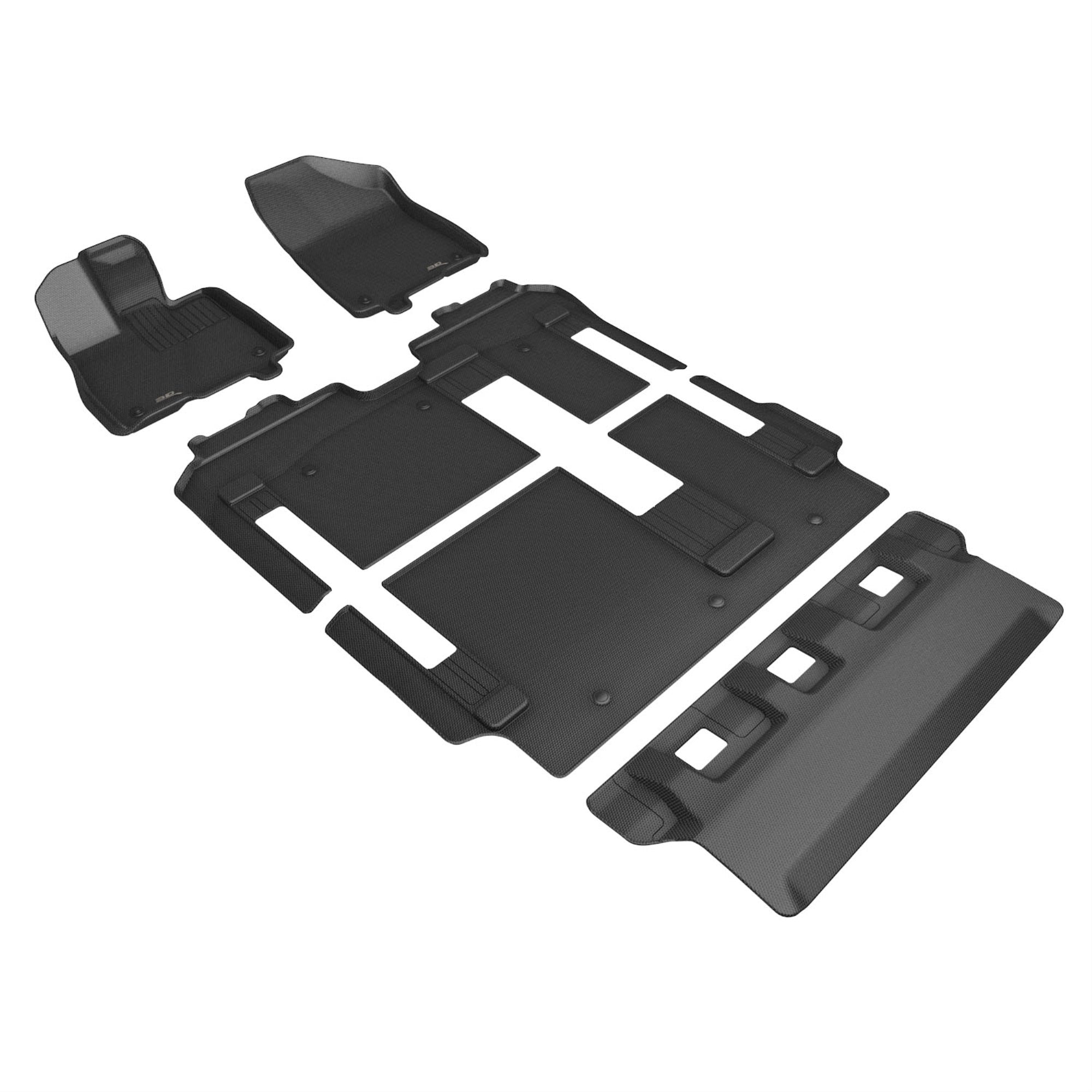 3D MAXpider TOYOTA SIENNA 8-SEAT 2021-2022 KAGU BLACK R1 R2 R3