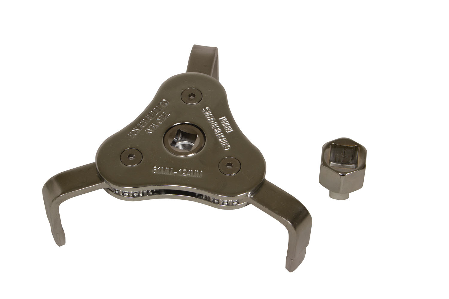 61-124MM 3 Jaw Filter Wrench with Adapter