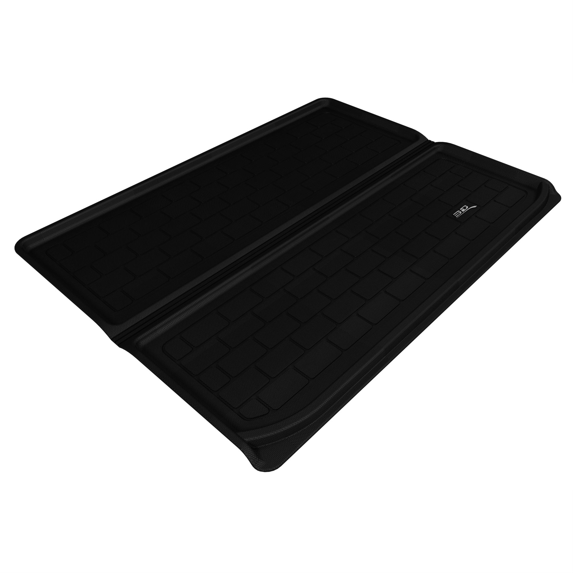 3D Maxpider Hummer H3 2005-2010 Kagu Black Behind 2Nd Row Stowable Cargo Liner