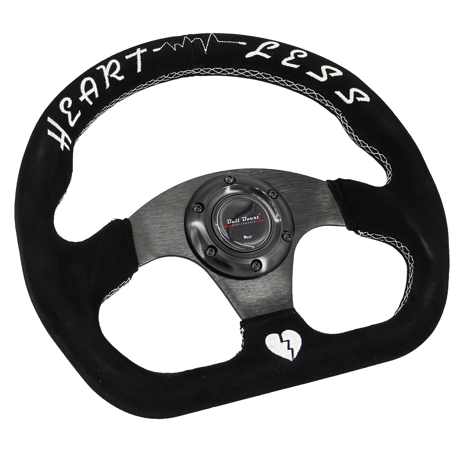 Universal Lightweight Flat Racing Billet 6-Bolt Steering Wheel | AFFILIATE