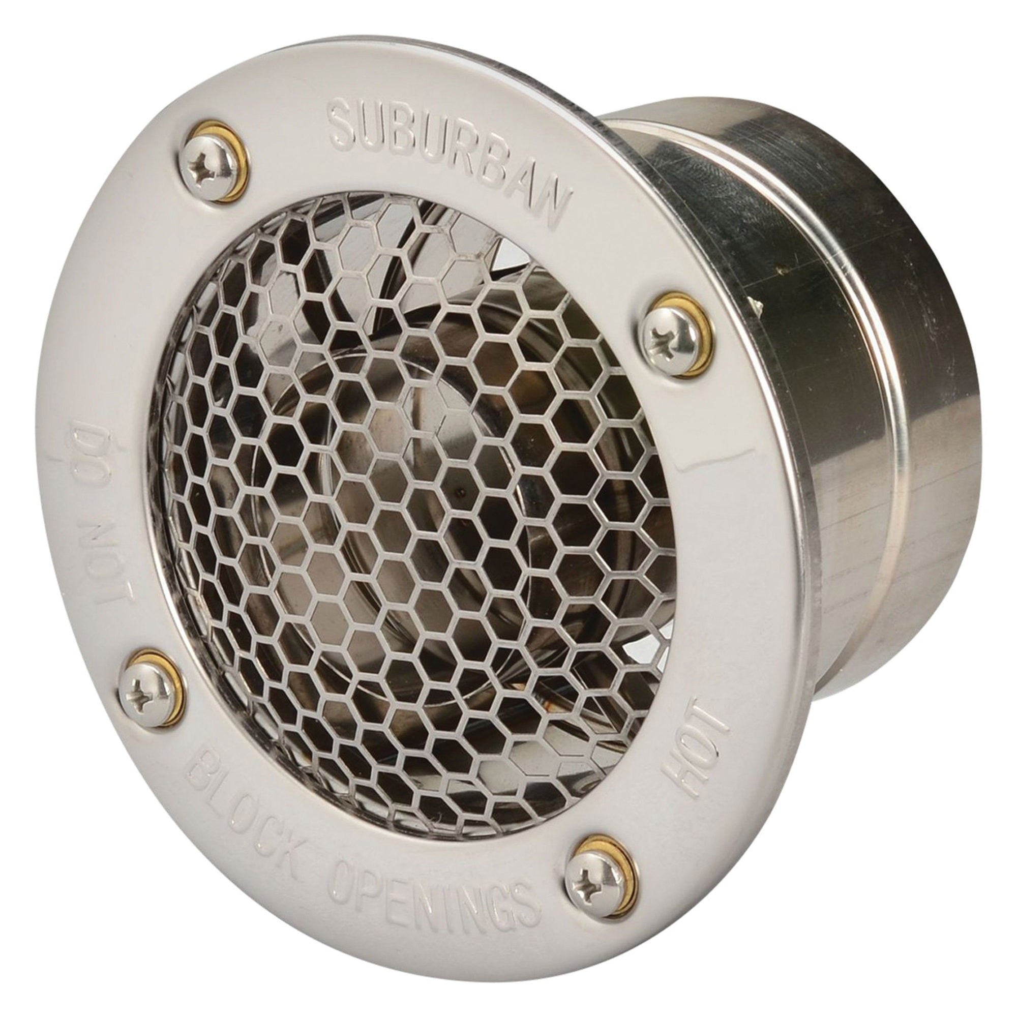 Suburban 261617 Nautilus Water Heater Vent Cap  2 for 12 Wall Thickness