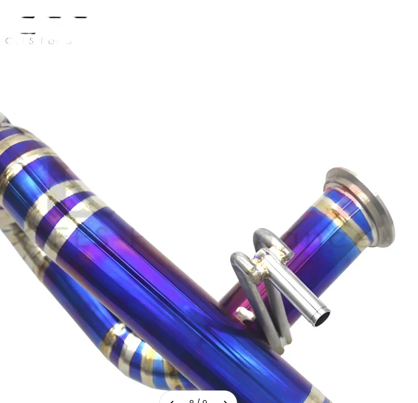 Titanium True F1 Exhaust System for Audi R8 V8 V10 4.2 5.2 2017–23 Type 4S