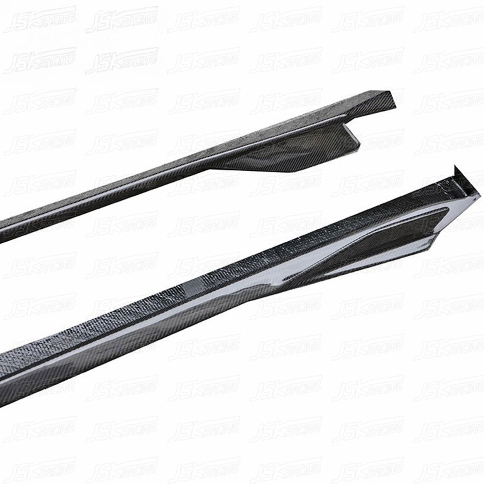 Carbon Fiber Side Skirts Extensions for Porsche Cayman 718 16-19
