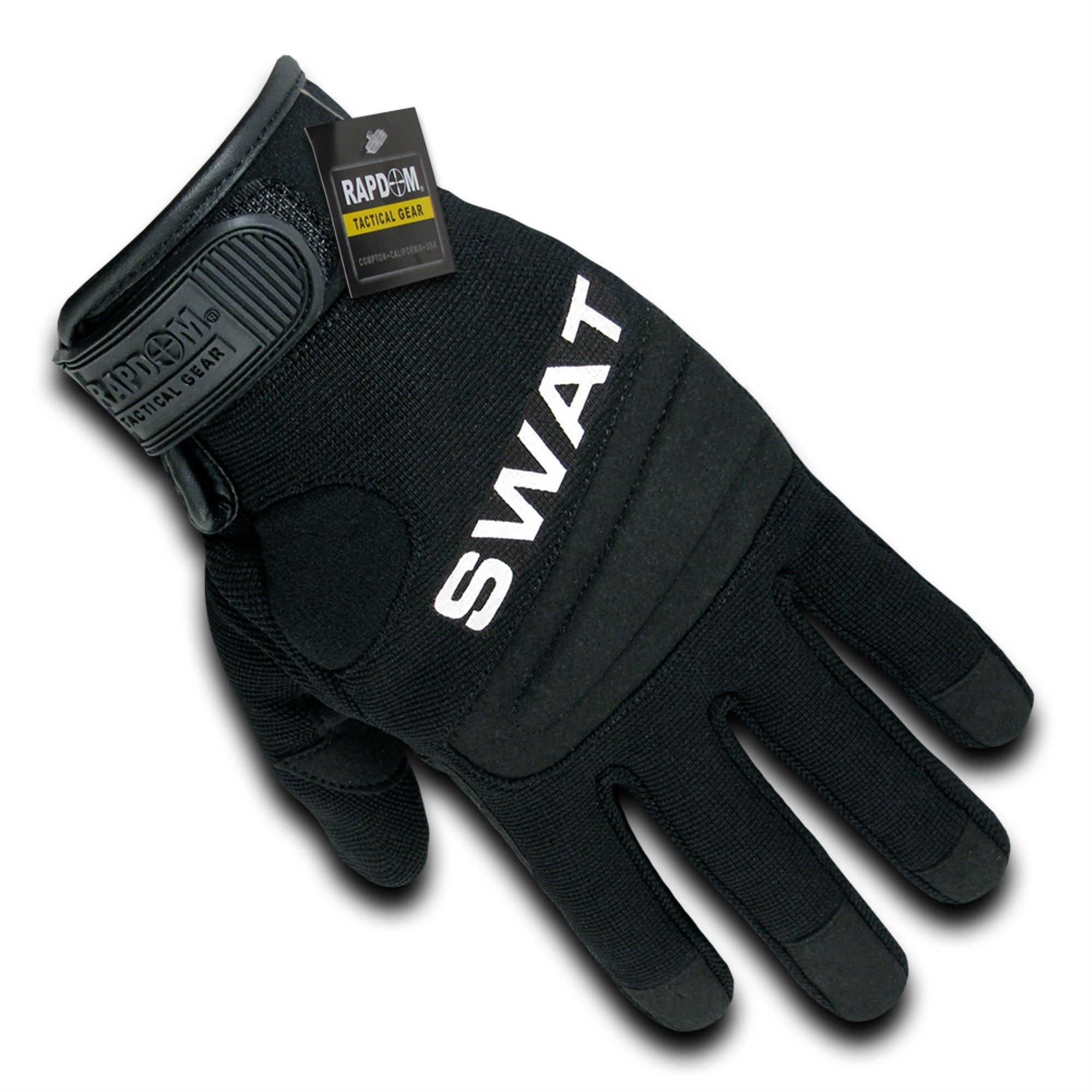 Digital Leather Glove, Swat, Black, Xl