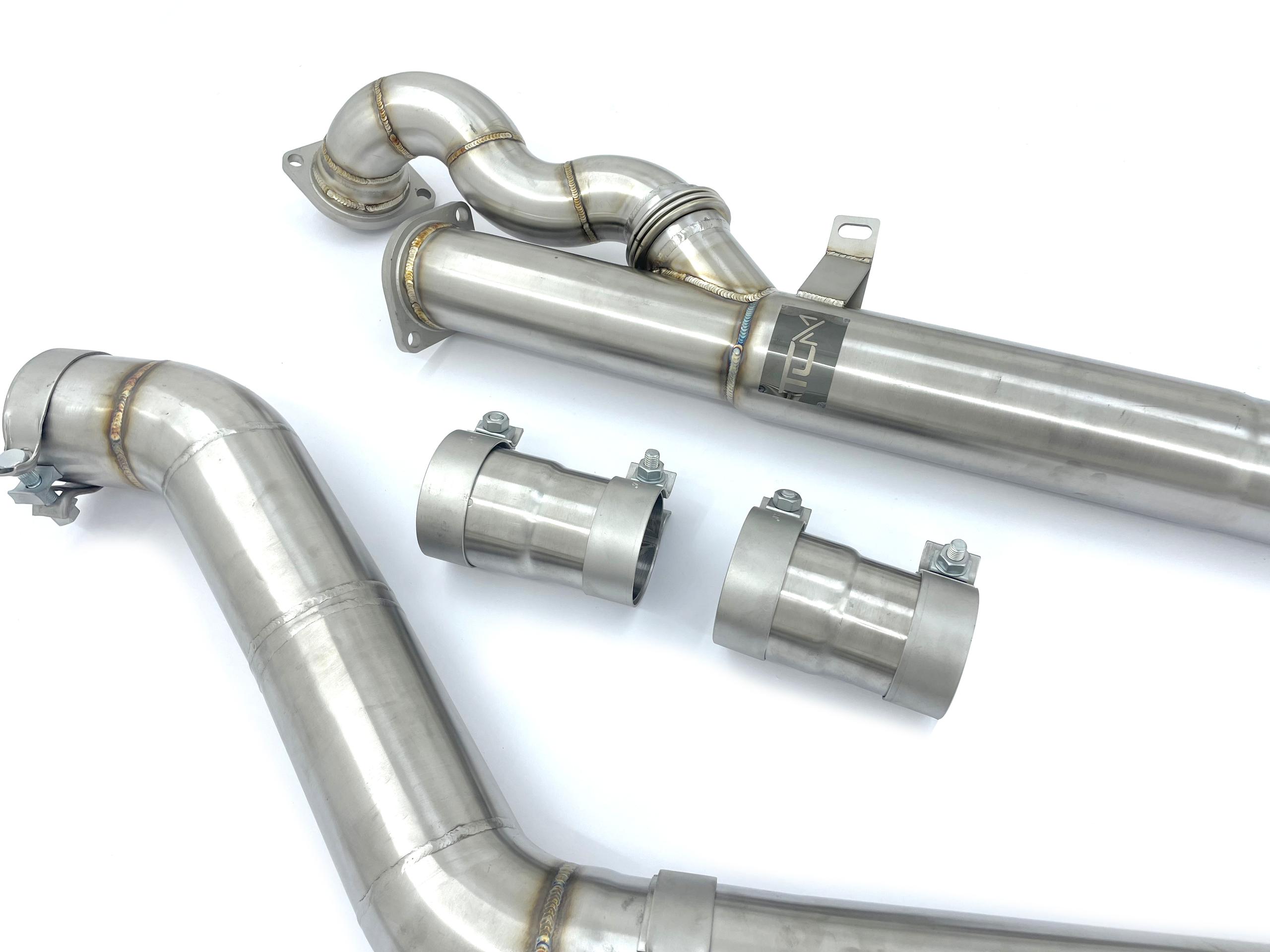 TCM S-Type Single 3.5" Midpipe w/Brace BMW M3 | M4 G80 G82 G83 S58