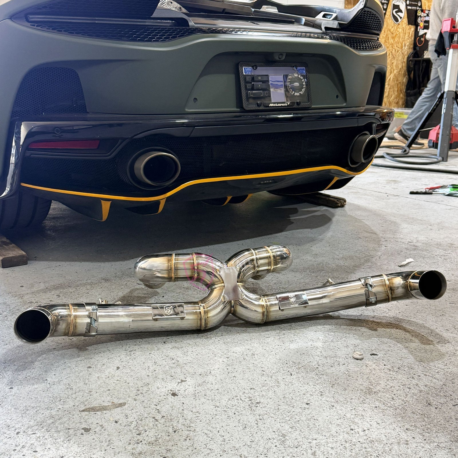 304 Stainless Performance Catback Exhaust System for McLaren GT