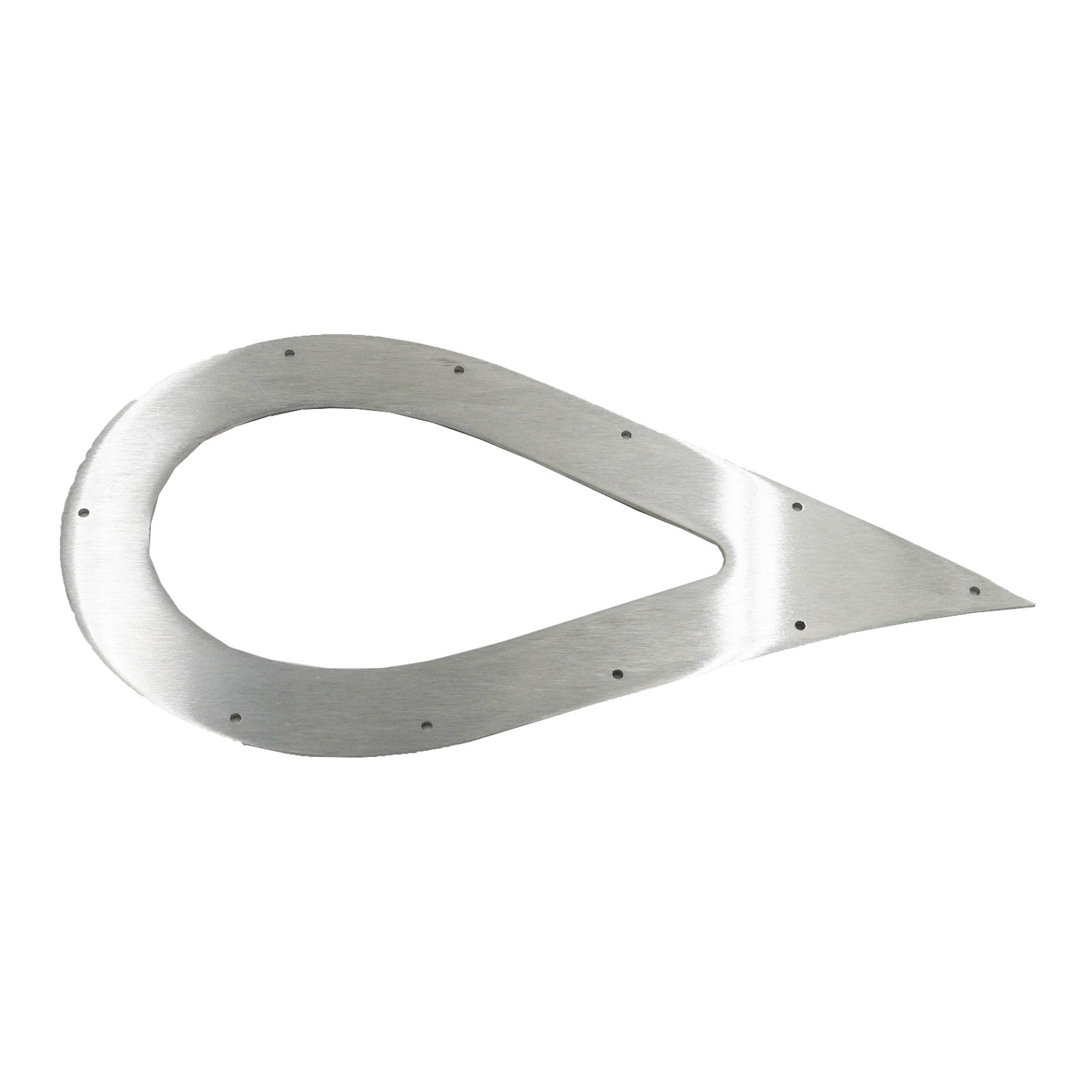 BBP 3" Stainless Steel Teardrop Exhaust Tip Trim Plate