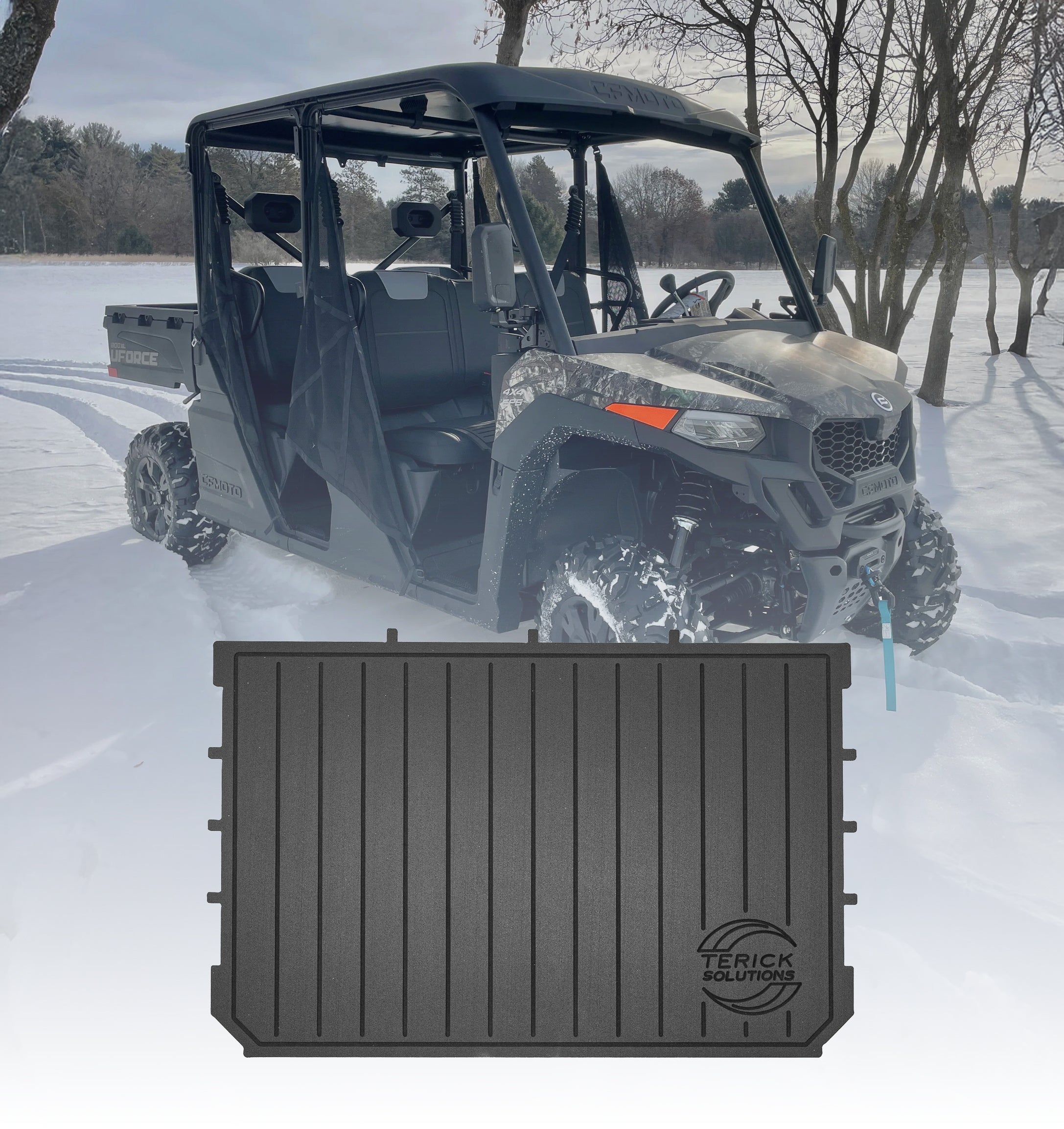 CFMOTO UFORCE 600 Rubber Floor Mats