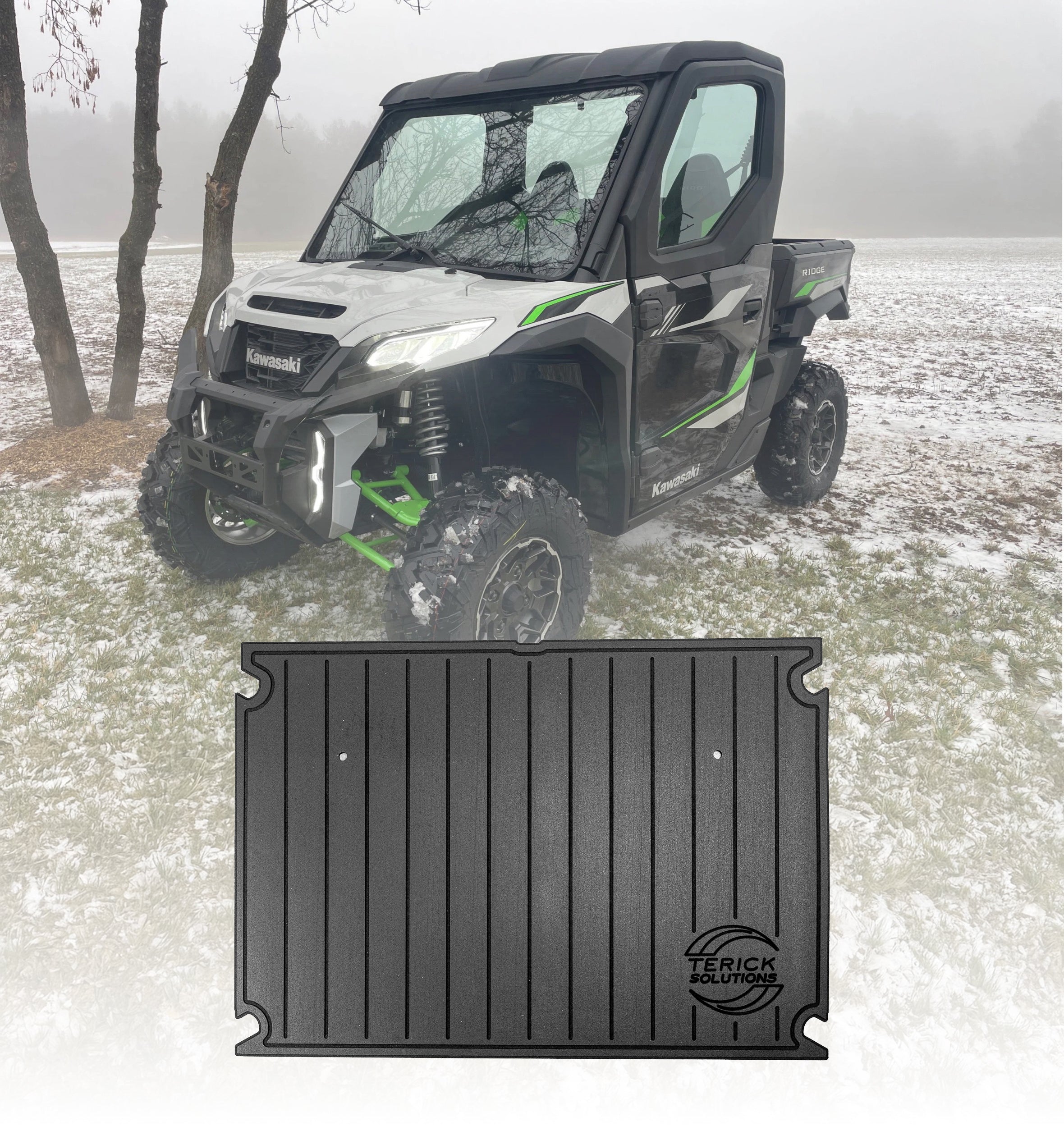 Kawasaki Ridge 2 Door Rubber Floor Mats (ALL MODELS)
