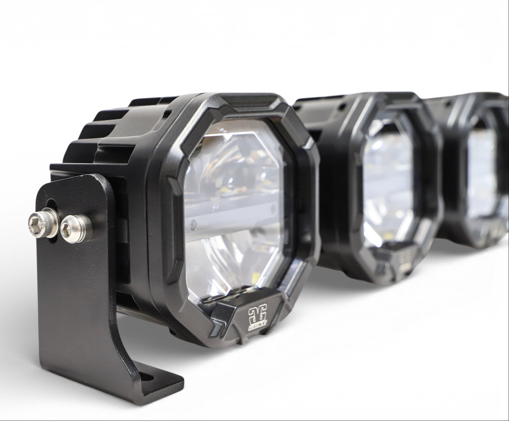 9 Light U-Con Interlocking Off Road LED Pod With Amber or White DRL Running Light