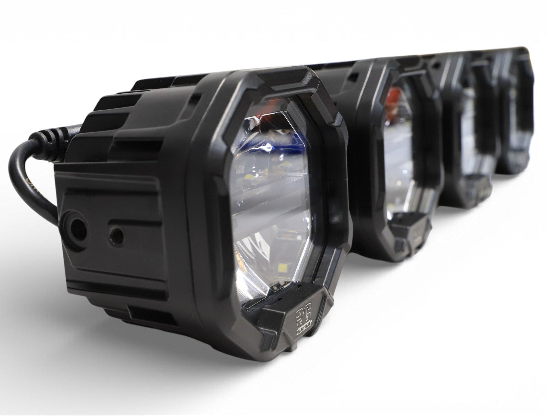 6 Light U-Con Interlocking Off Road LED Pod With Amber or White DRL Running Light