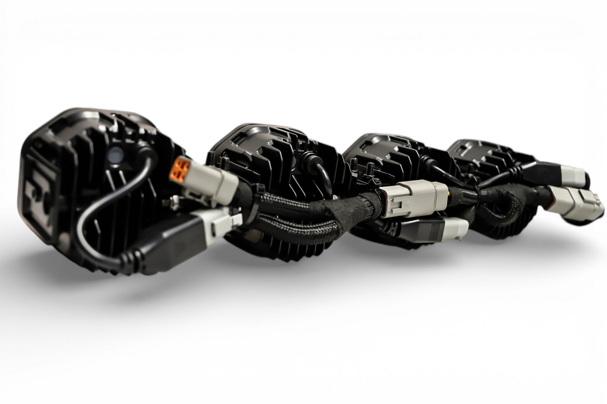 10 Light U-Con Interlocking Off Road LED Pod With Amber or White DRL Running Light