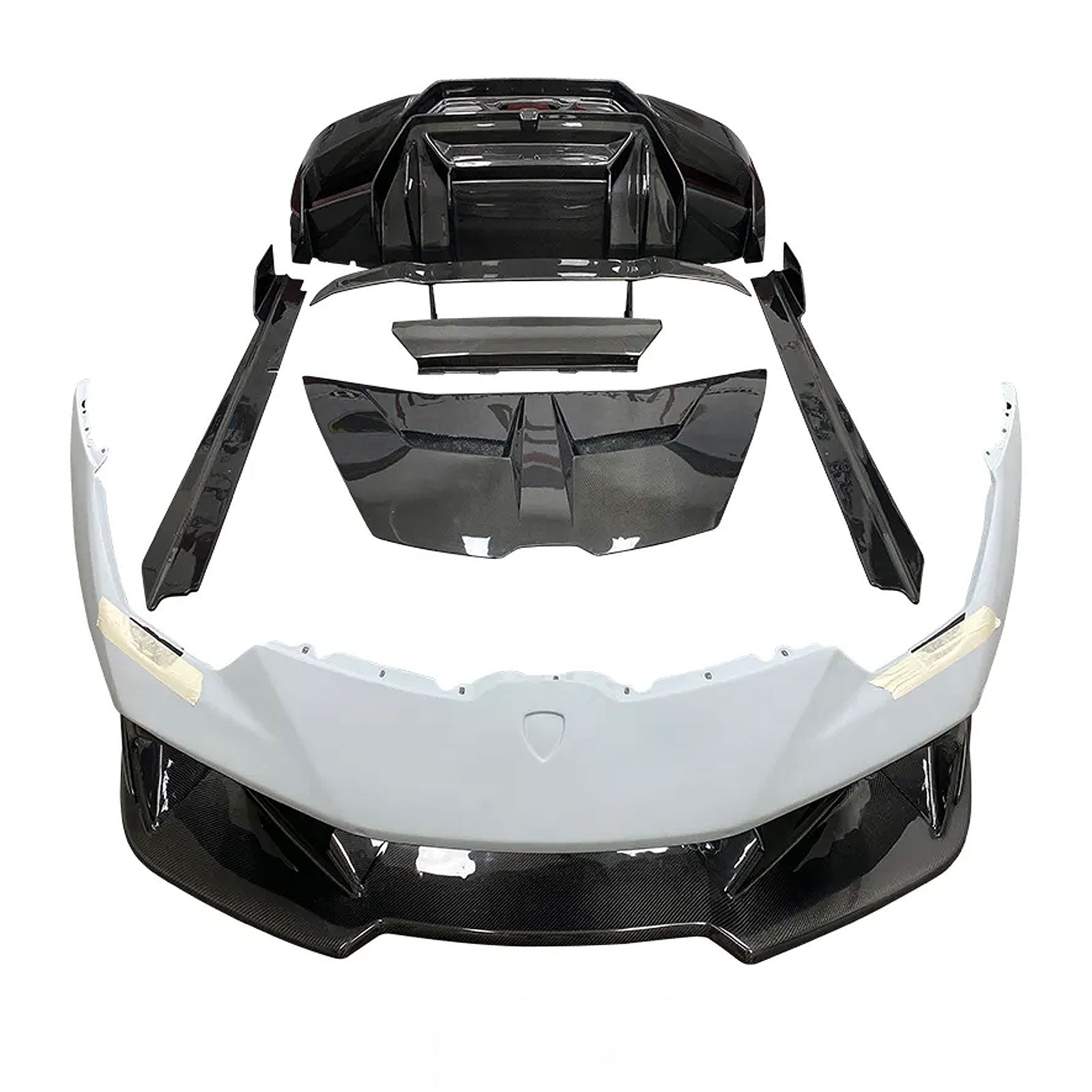 VRS Style Carbon Fiber Body Kit for Lamborghini Huracan LP580 LP610 EVO Tecnica