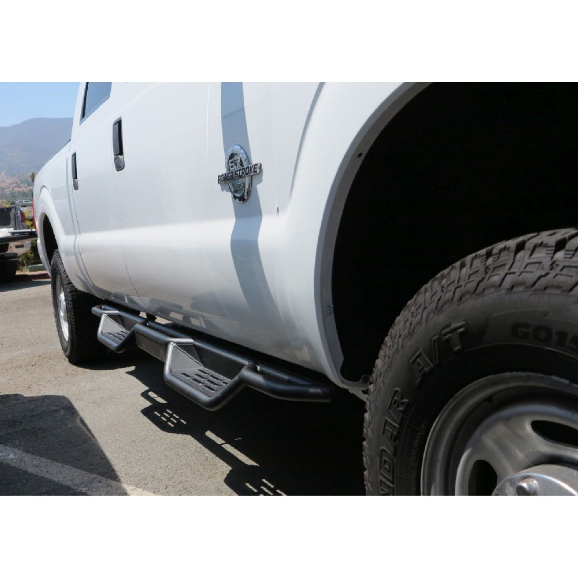 1999-2016 Ford F-250/F-350/F-450/F-550 Super Duty Crew Cab Dropdown Nerf Bar