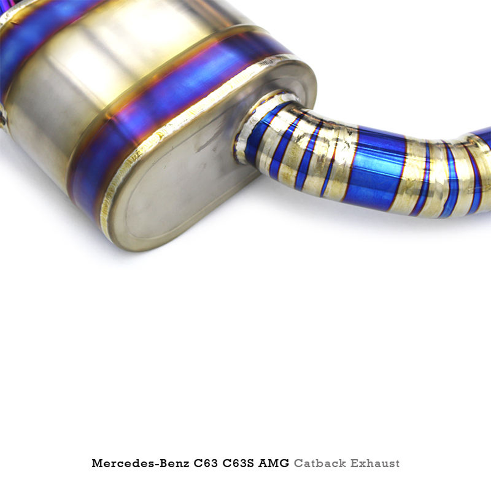 Titanium Catback Exhaust System for Mercedes Benz C63 AMG W205 4.0T